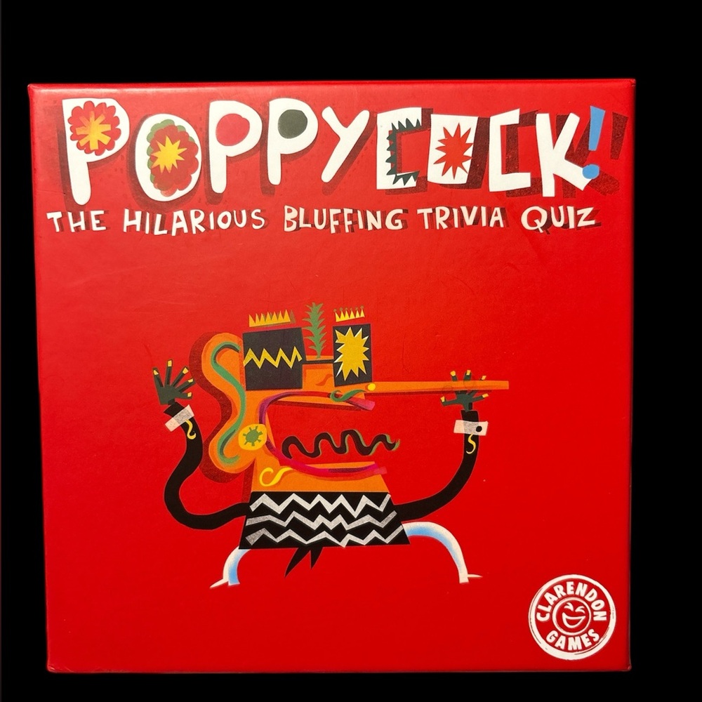 Poppycock Game -Hilarious Bluffing Trivia Game- Ages 10+ -‎ 30 min- 2+ players